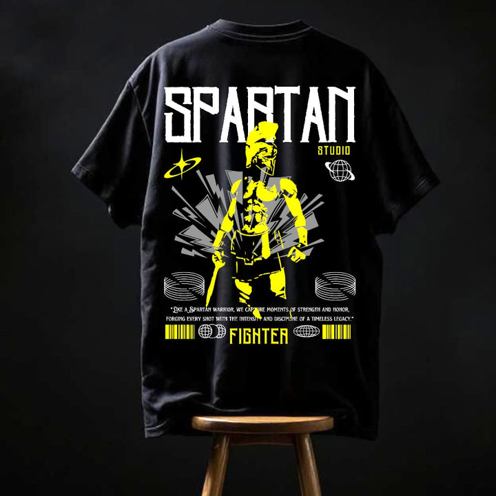 BLACK UNLEASH THE WARRIOR T-SHIRT