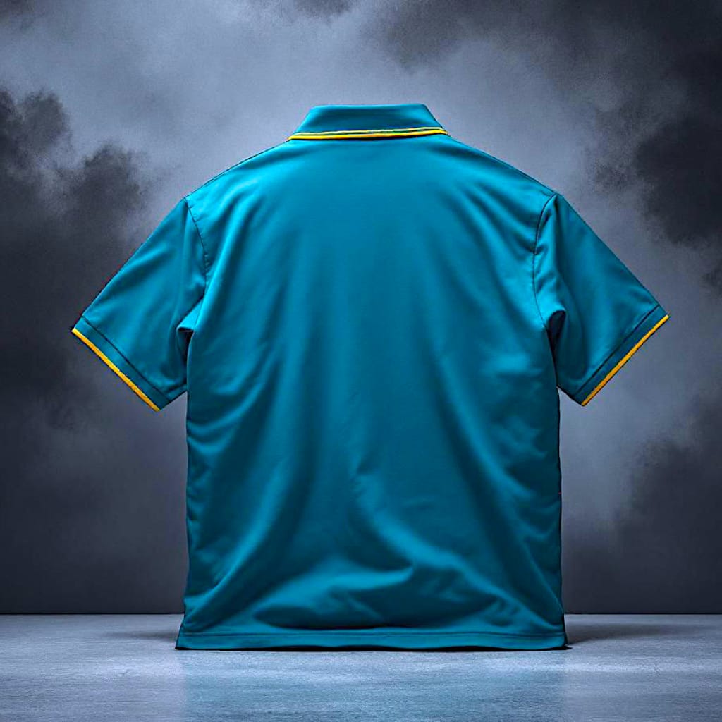 TEAL GREEN PERFORMANCE POLO T-SHIRT