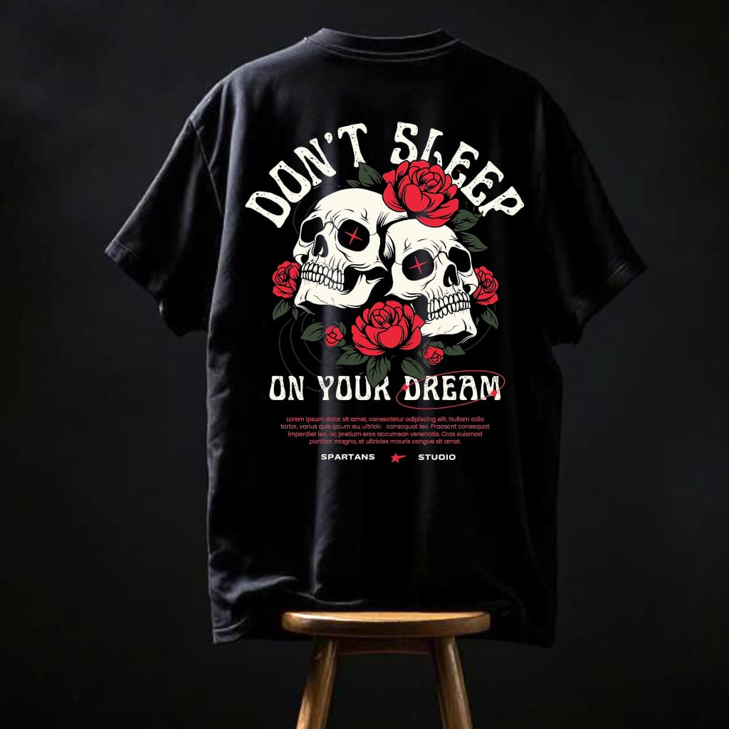 BLACK WAKE UP T-SHIRT