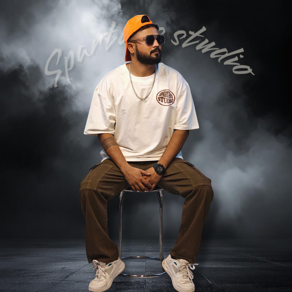 WHITE NEVER LOOK BACK T-SHIRT