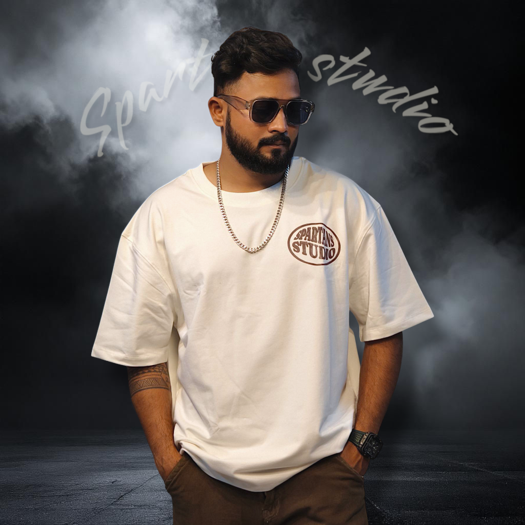 WHITE NEVER LOOK BACK T-SHIRT