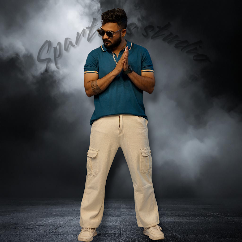 TEAL GREEN PERFORMANCE POLO T-SHIRT