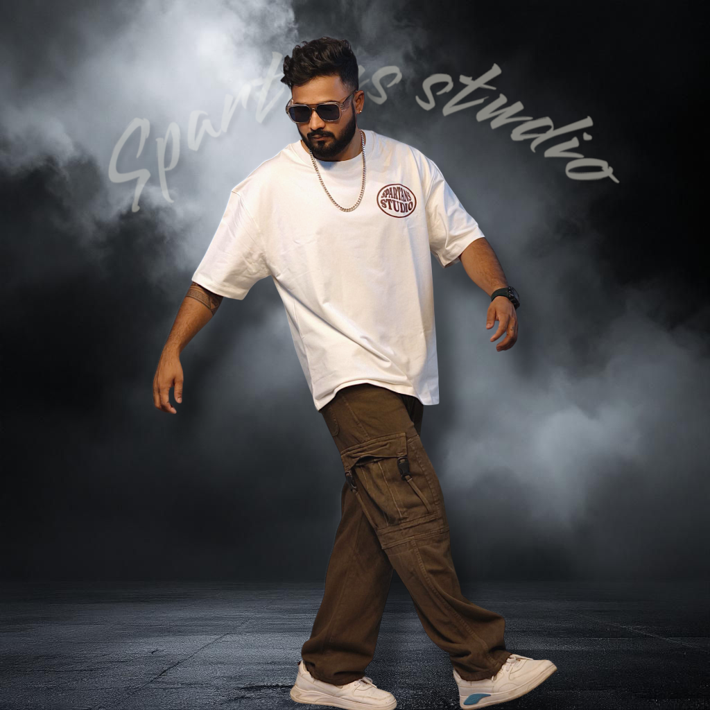 WHITE NEVER LOOK BACK T-SHIRT