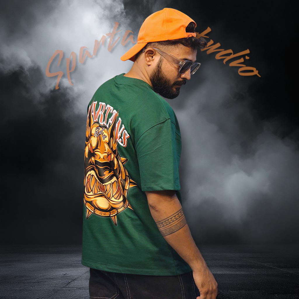 GREEN UNLEASH THE BEAST T-SHIRT